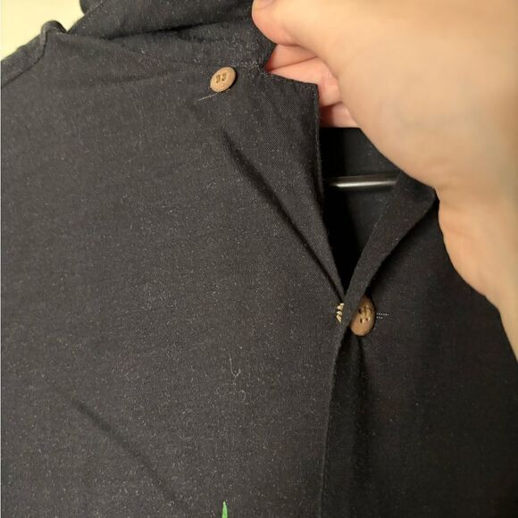 Wingo Men's Hawaiian Shirt Parrot Graphic SZ Medium 100% Rayon SM Flaw - Picture 3 of 6